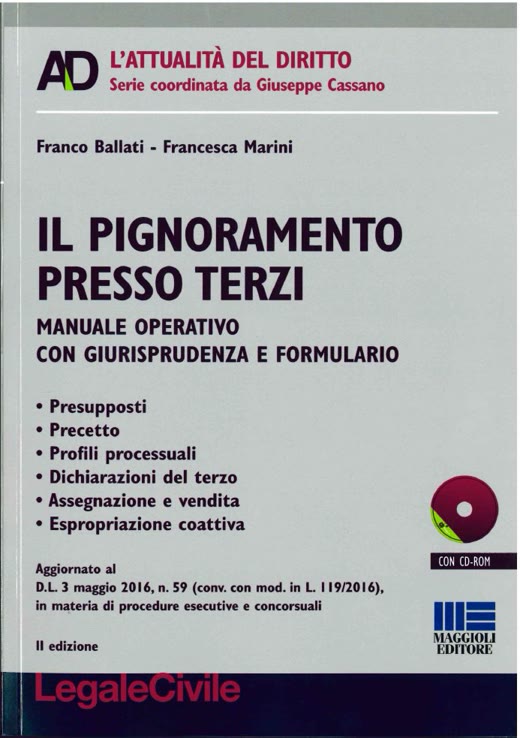 Il pignoramento presso terzi